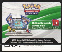 Vivid Voltage: Unused Booster TCGO Online Code Card